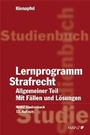 Cover: Lernprogramm Strafrecht. Allgemeiner Teil - Manz