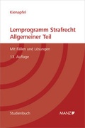 Cover: Lernprogramm Strafrecht - Allgemeiner Teil - Manz