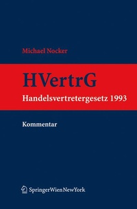 Abbildung von: Kommentar zum Handelsvertretergesetz 1993 (HVertrG 1993) - Springer