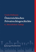 Cover: &Ouml;sterreichische Privatrechtsgeschichte - Springer
