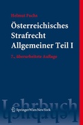 Cover: &Ouml;sterreichisches Strafrecht. Allgemeiner Teil I - Springer