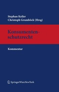 Cover: Konsumentenschutzrecht - Springer