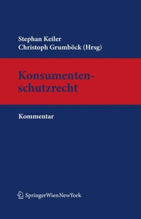 Abbildung von: Konsumentenschutzrecht - Springer