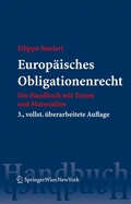 Cover: Europ&auml;isches Obligationenrecht - Springer
