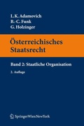Cover: &Ouml;sterreichisches Staatsrecht - Springer