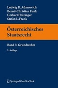 Cover: &Ouml;sterreichisches Staatsrecht - Springer