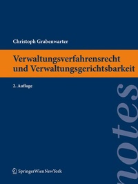 Abbildung von: Verwaltungsverfahrensrecht und Verwaltungsgerichtsbarkeit - Springer