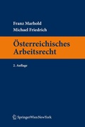 Cover: &Ouml;sterreichisches Arbeitsrecht - Springer