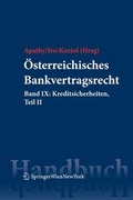 Cover: &Ouml;sterreichisches Bankvertragsrecht - Springer