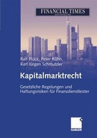 Abbildung von: Kapitalmarktrecht - Springer Gabler