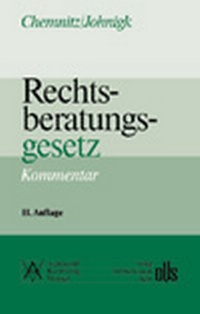 Enlarge image Cover: Rechtsberatungsgesetz - OVS Rechtsverlag