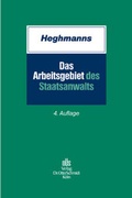 Cover: Das Arbeitsgebiet des Staatsanwalts - Otto Schmidt Verlag