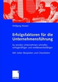 Cover: Erfolgsfaktoren f&uuml;r die Unternehmensf&uuml;hrung - Springer Gabler
