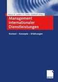 Cover: Management internationaler Dienstleistungen - Springer Gabler