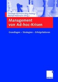 Abbildung von: Management von Ad-hoc-Krisen - Springer Gabler