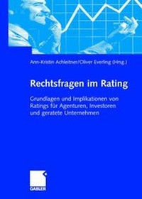 Abbildung von: Rechtsfragen im Rating - Springer Gabler