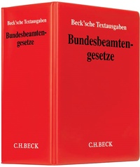 Abbildung von: Bundesbeamtengesetze - Grundwerk mit Fortsetzungsbezug - C.H.BECK