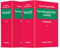 Abbildung von: Verwaltungsrecht - Verwaltungsgerichtsordnung: VwGO - Grundwerk mit Fortsetzungsbezug - C.H.BECK