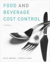 Enlarge image Cover: Food and Beverage Cost Control - Wiley