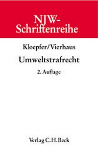 Enlarge image Cover: Umweltstrafrecht - C.H.BECK