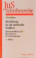 Cover: Einf&uuml;hrung in das juristische Studium - C.H.BECK