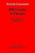 Cover: IPR-Gesetze in Europa - C.H.BECK