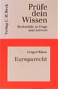 Enlarge image Cover: Europarecht - C.H.BECK