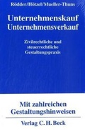 Cover: Unternehmenskauf/Unternehmensverkauf - C.H.BECK