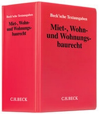 Abbildung von: Miet-, Wohn- und Wohnungsbaurecht - Grundwerk mit Fortsetzungsbezug - C.H.BECK