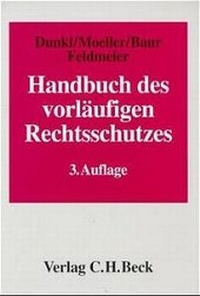 Abbildung von: Handbuch des vorläufigen Rechtsschutzes - C.H.BECK