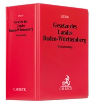 Abbildung von: Gesetze des Landes Baden-Württemberg - Grundwerk mit Fortsetzungsbezug - C.H.BECK