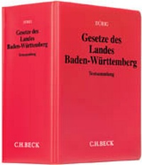 Abbildung von: Gesetze des Landes Baden-Württemberg - Grundwerk ohne Fortsetzungsbezug - C.H.BECK