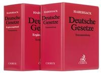 Abbildung von: Deutsche Gesetze: Textsammlung mit Ergänzungsband - Set - C.H. Beck