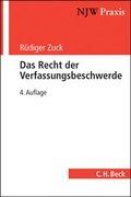 Cover: Das Recht der Verfassungsbeschwerde - C.H.BECK