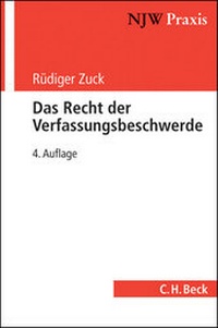Abbildung von: Das Recht der Verfassungsbeschwerde - C.H.BECK