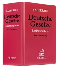 Abbildung von: Deutsche Gesetze Ergänzungsband - Grundwerk mit Fortsetzungsbezug - C.H.BECK