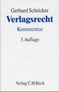 Abbildung von: Verlagsrecht - C.H.BECK