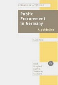 Enlarge image Cover: Public Procurement in Germany - C.H.BECK