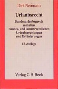 Abbildung von: Urlaubsrecht - C.H.BECK