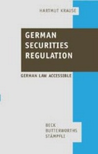 Abbildung von: German Securities Regulation - C.H.BECK