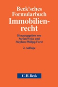 Cover: Beck'sches Formularbuch Immobilienrecht - C.H.BECK