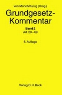 Enlarge image Cover: Grundgesetz - Kommentar - C.H.BECK