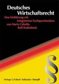 Abbildung von: Deutsches Wirtschaftsrecht - C.H.BECK