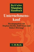 Cover: Beck'sches Mandatshandbuch Unternehmenskauf - C.H.BECK