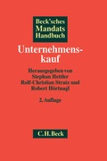 Cover: Beck'sches Mandatshandbuch Unternehmenskauf - C.H.BECK