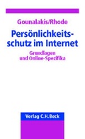 Cover: Pers&ouml;nlichkeitsschutz im Internet - C.H.BECK