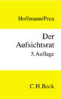 Abbildung von: Der Aufsichtsrat - C.H.BECK