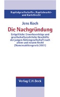 Abbildung von: Die Nachgründung - C.H.BECK
