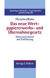 Abbildung von: Das neue Wertpapiererwerbs- und Übernahmegesetz - C.H.BECK