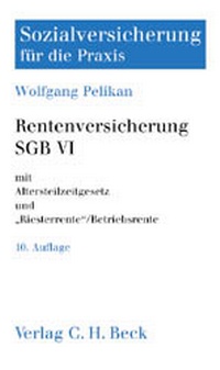 Abbildung von: Rentenversicherung SGB VI - C.H.BECK